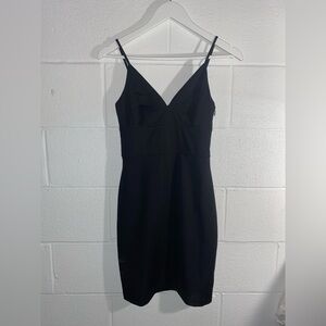 NWT Express Black V-neck Cocktail Dress size XS